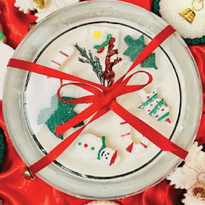 Festive Christmas Charm Candle