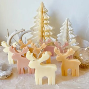 Festive Reindeer Candles