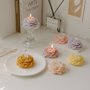 Scented Peony Flower Candle