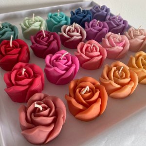 Scented Rose Flower Candle