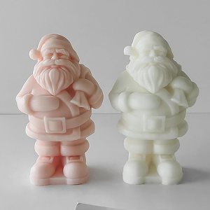 Santa Claus Holiday Candles